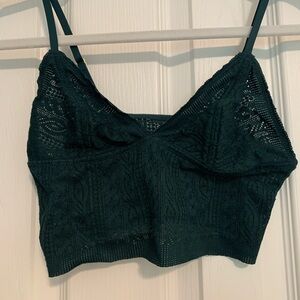 NWOT Aerie lace cable bralette - s